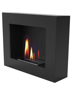 Značkový UNIFLAM biokrb 50x40cm BOX černý mat s dvojitou bio vložkou