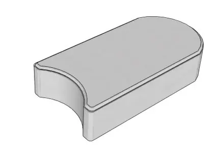 Značkový CSB TRÁVNÍKOVÝ LEM 50 x 120 x 240 mm Šedý (paleta 420 ks)