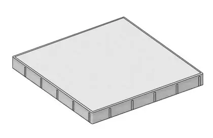 Nejlepší Volba CSB DLAŽBA FORMELA III 50 x 50 x 5 cm Šedá (paleta 40 ks)