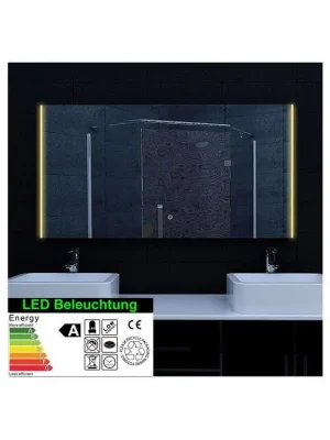 Top Prodej Zrcadlo s osvětlením a nastavením barvy světla 1400x620x40mm (bs