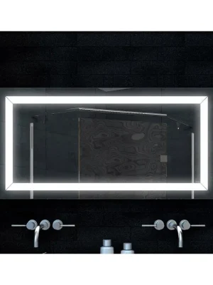 Zlevněný Zrcadlo s LED osvětlením 1200x600x43mm