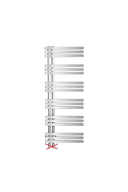 Značkový SAPHO VISTA otopné těleso 500x1190 mm, nerez mat, NR613 <span class="product-appendix"> + doprava zdarma</span>