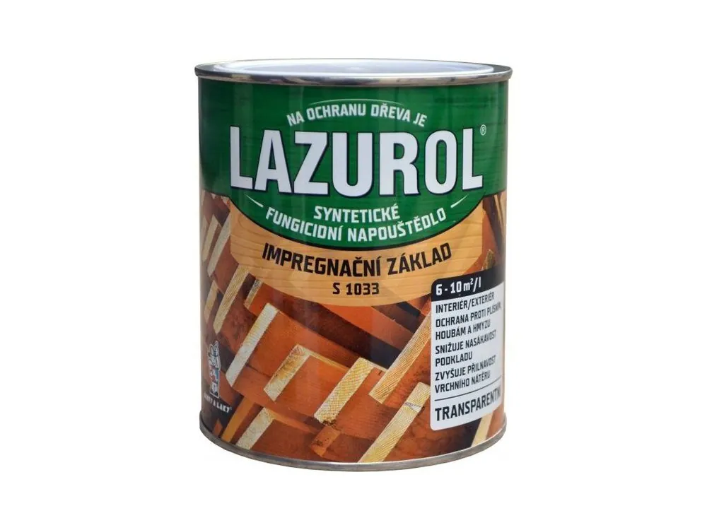 Značkový Lazurol Impregnační základ S1033 čirý