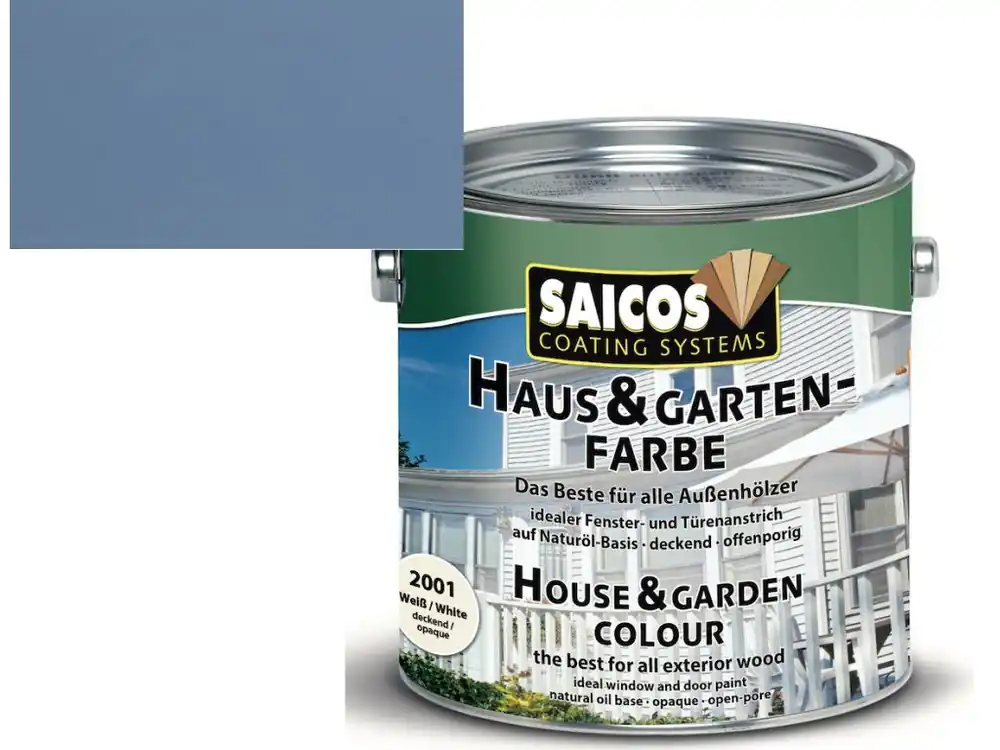 Značkový Saicos BARVA PRO DŮM A ZAHRADU 10L 2500 hroznová modř <span class="product-appendix"> + dárek k objednávce nad 1000Kč</span>