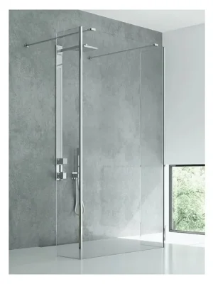 Značkový Walk-In New Modus Chrom 120 cm průběžný pro montáž dvou fixních dílů