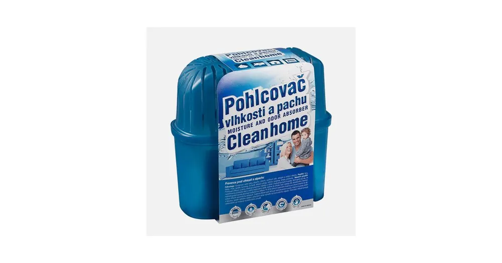 Značkový Den Braven - Pohlcovač vlhkosti a pachu CLEANHOME, 1000 g, náhradní náplň