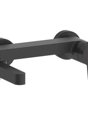 Akce CERANO - Vanová nástěnná baterie Velea - černá matná