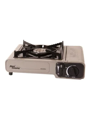Alpen Camping plynový vařič BAVARIA - stříbrná Rychlé Dodání