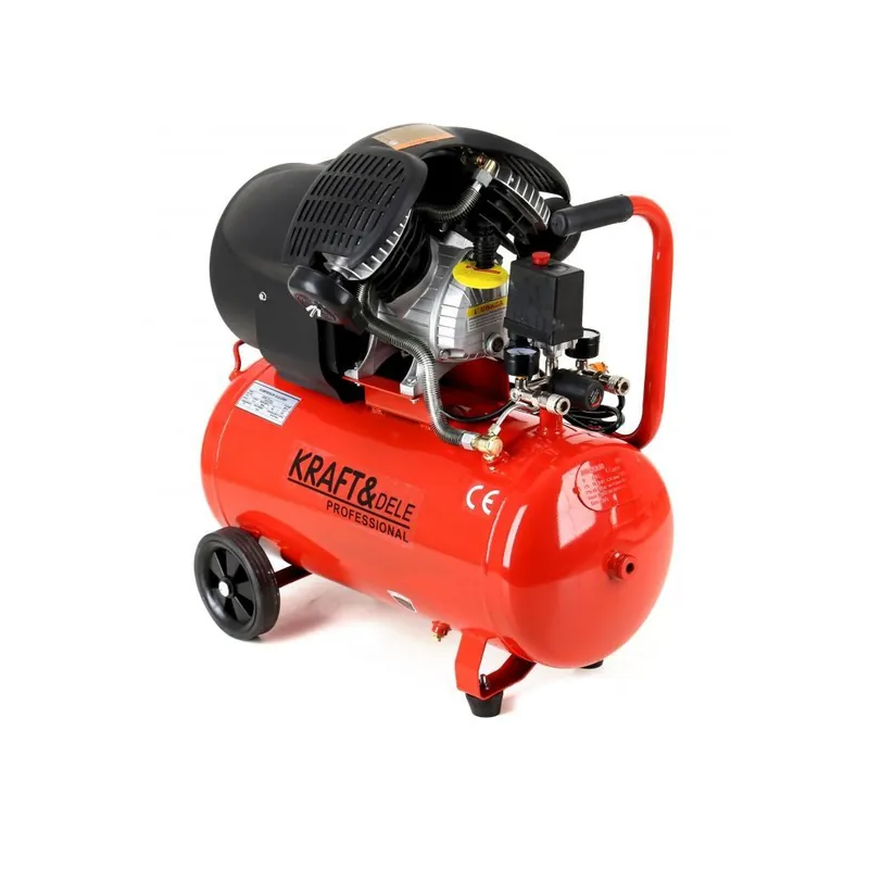 Bezpečná Platba Kraft&Dele olejový kompresor dvoupístový 50l 230V KD1484