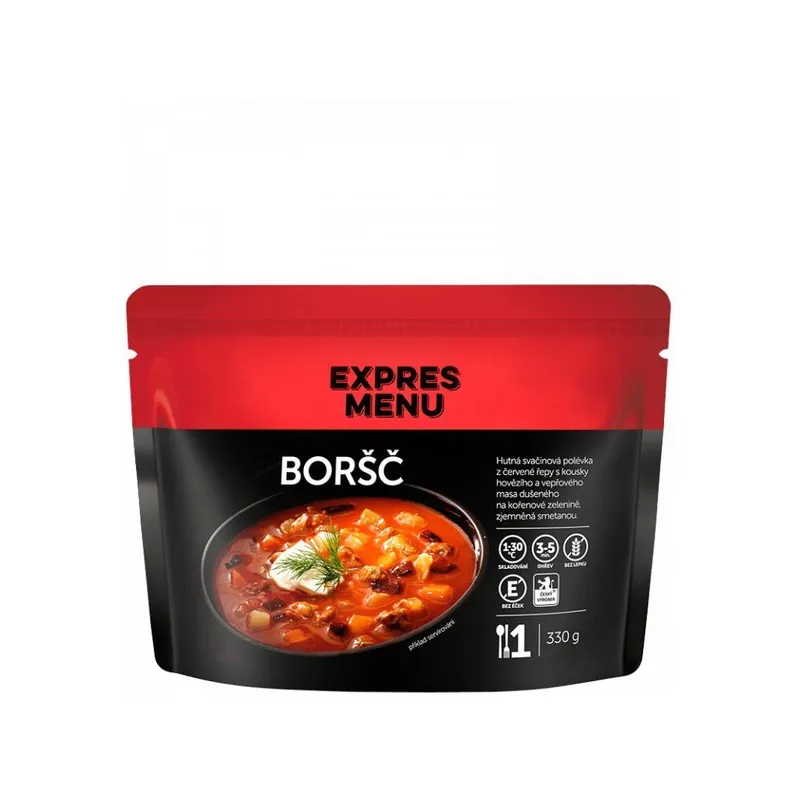 Autentický Expres Menu boršč 1 porce 330g