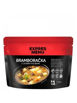 Oblíbený Expres Menu bramboračka s lesními houbami 1 porce 330g