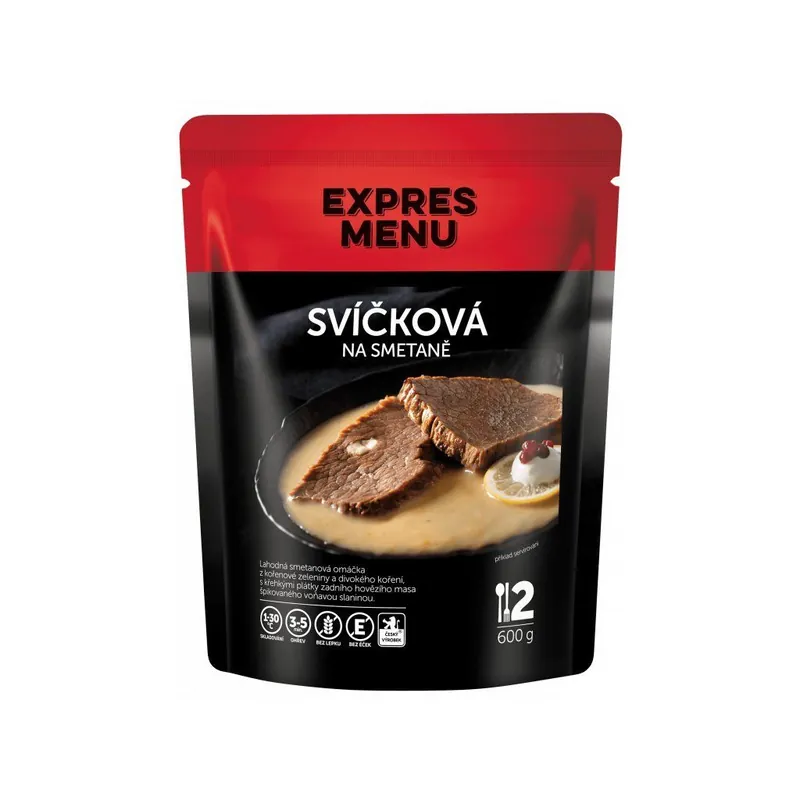 Hit Sezóny Expres Menu svíčková na smetaně 2 porce 600g