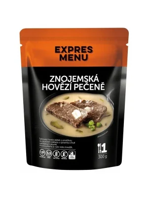 Expres Menu znojemská hovězí pečeně 1 porce 300g - akce Přímo Od Výrobce
