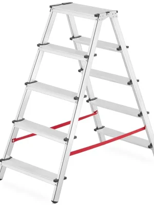 Higher dvoustranný žebřík hliníkový 2x5 Nová Kolekce