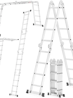 Higher multifunkční kloubový žebřík 4x4 ML-104 Víkendová Akce