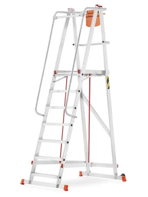 Higher hliníkový skladový žebřík 7 stupňů 81PRO S-8106 Přímo Od Výrobce