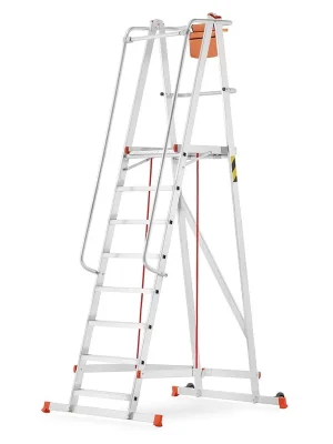 Horká Nabídka Higher hliníkový skladový žebřík 8 stupňů 81PRO S-8107