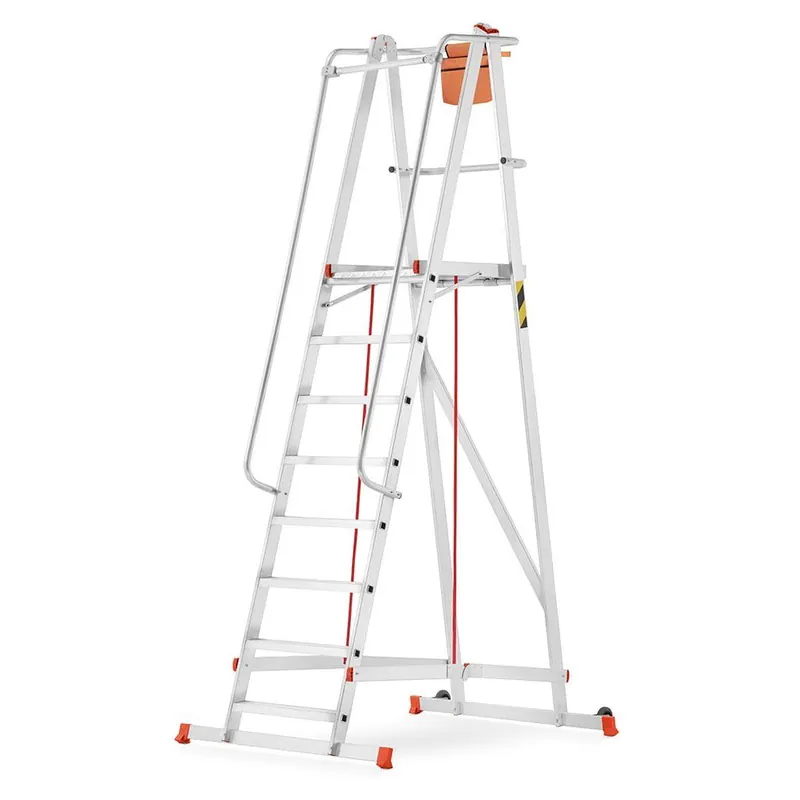 Horká Nabídka Higher hliníkový skladový žebřík 8 stupňů 81PRO S-8107