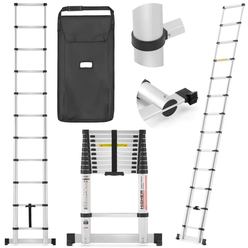 Top Prodej Higher teleskopický žebřík 380cm + taška ML-1038P