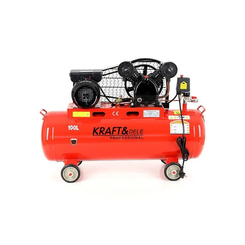 Koupit Online Kraft&Dele olejový kompresor dvoupístový 100l 230V KD402