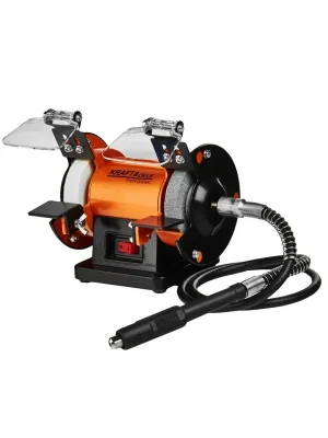 Hit Sezóny Kraft&Dele KD567 dvoukotoučová bruska s přímou bruskou 250W