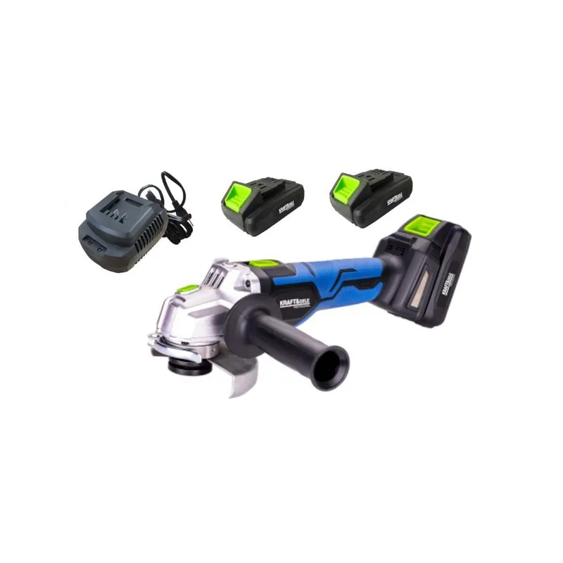 Přímo Od Výrobce Kraft&Dele KD3405 AKU úhlová bruska 125mm 21V 2x 3Ah baterie